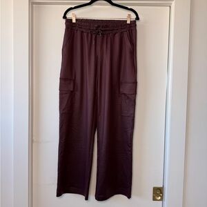Six/Fifty Shimmering Plum Joggers